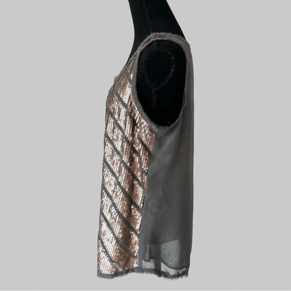 LOFT by Ann Taylor Sequin Sleeveless Tank Top - Picture 2 of 16